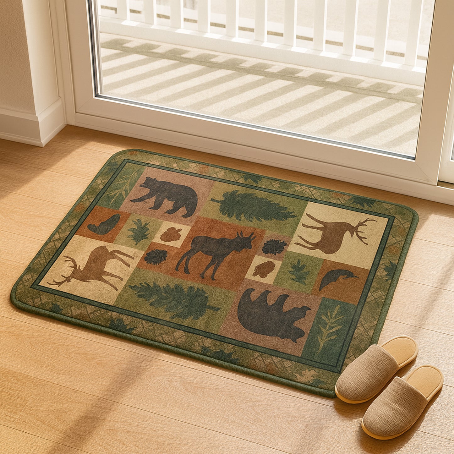 Premium Soft Anti-slip Floor Mat - (1 Pc 80x50 Cm)