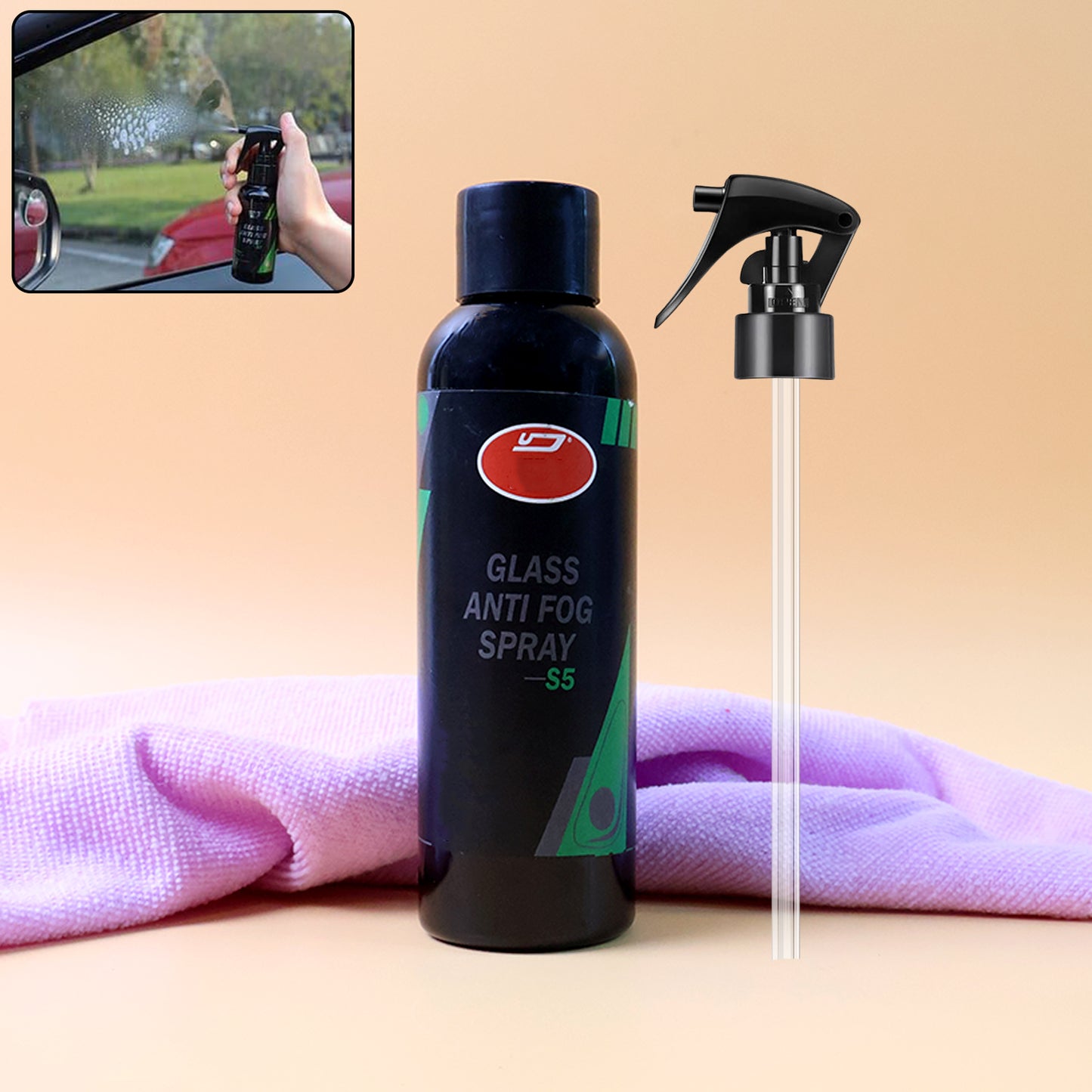 Glass Anti Fog Spray 120ml (Set)